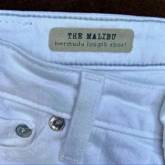 Adriano Goldschmied White Distress Fray Jean Short - Picture 4 of 15